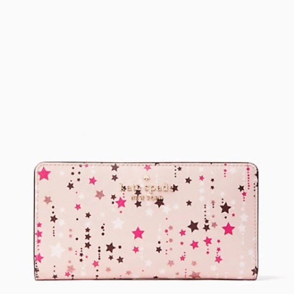 Kate Spade Staci ⭐️ Twinkle Printed Slim Wallet